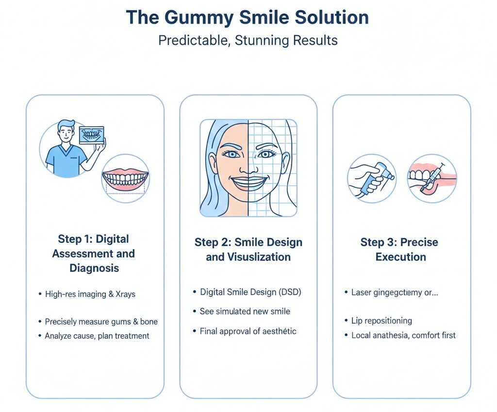Gummy Smile In Turkey with Dentique - The Procedure