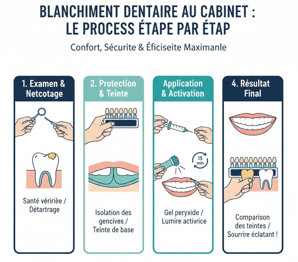 Le processus de blanchiment dentaaire en Turquie chez Dentique