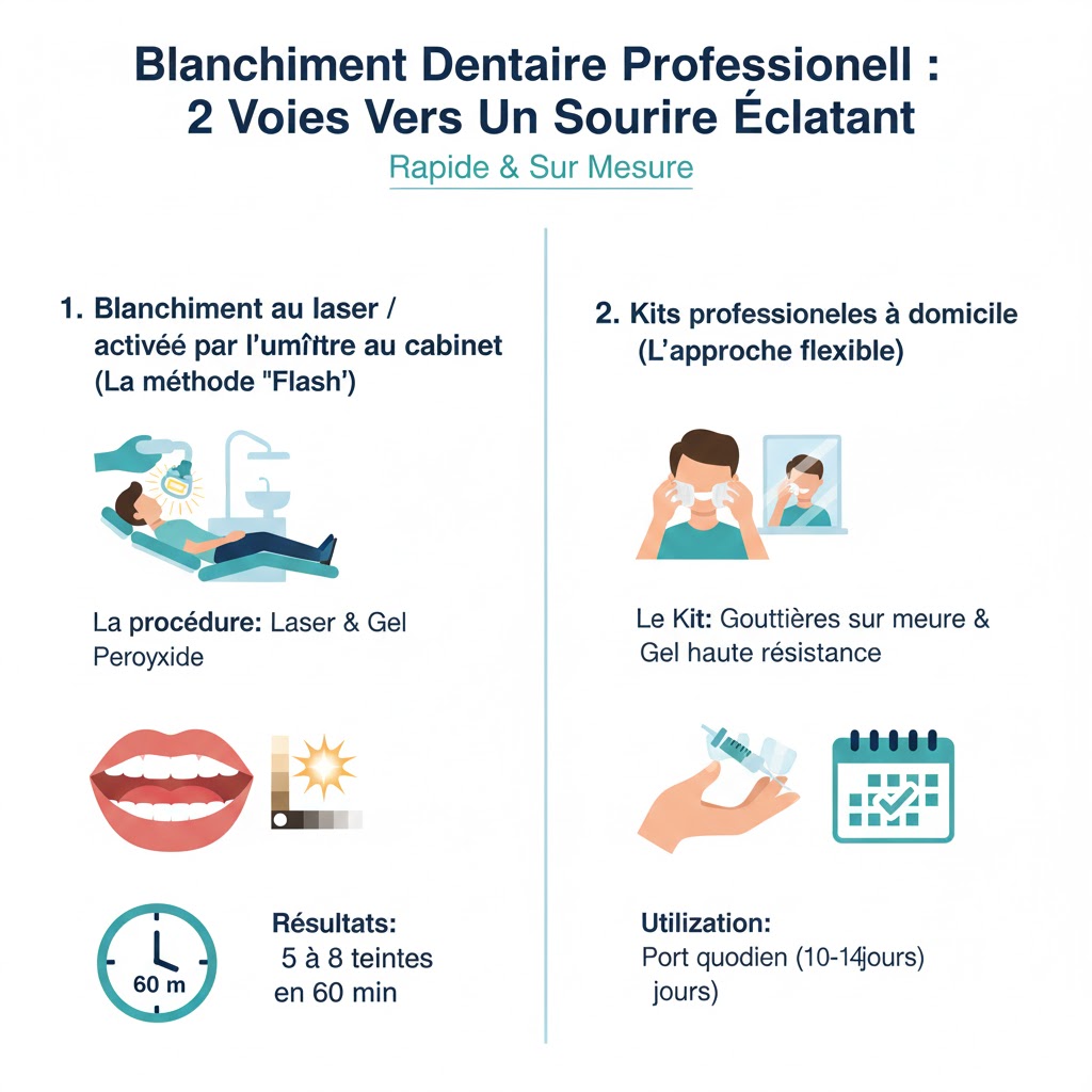 Les options de blanchiment dentaire personnalisées de Dentique